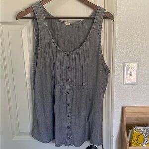 J CrewStriped Navy and White Women's Top